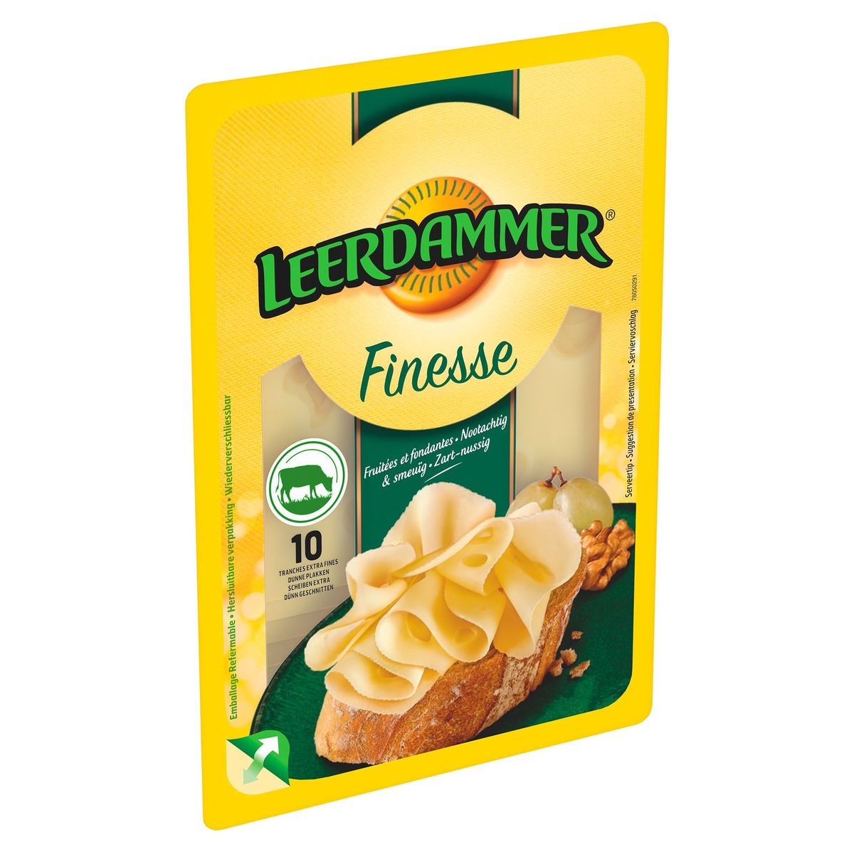 Leerdammer Finesse 10 Tranches Extra Fines 100 g