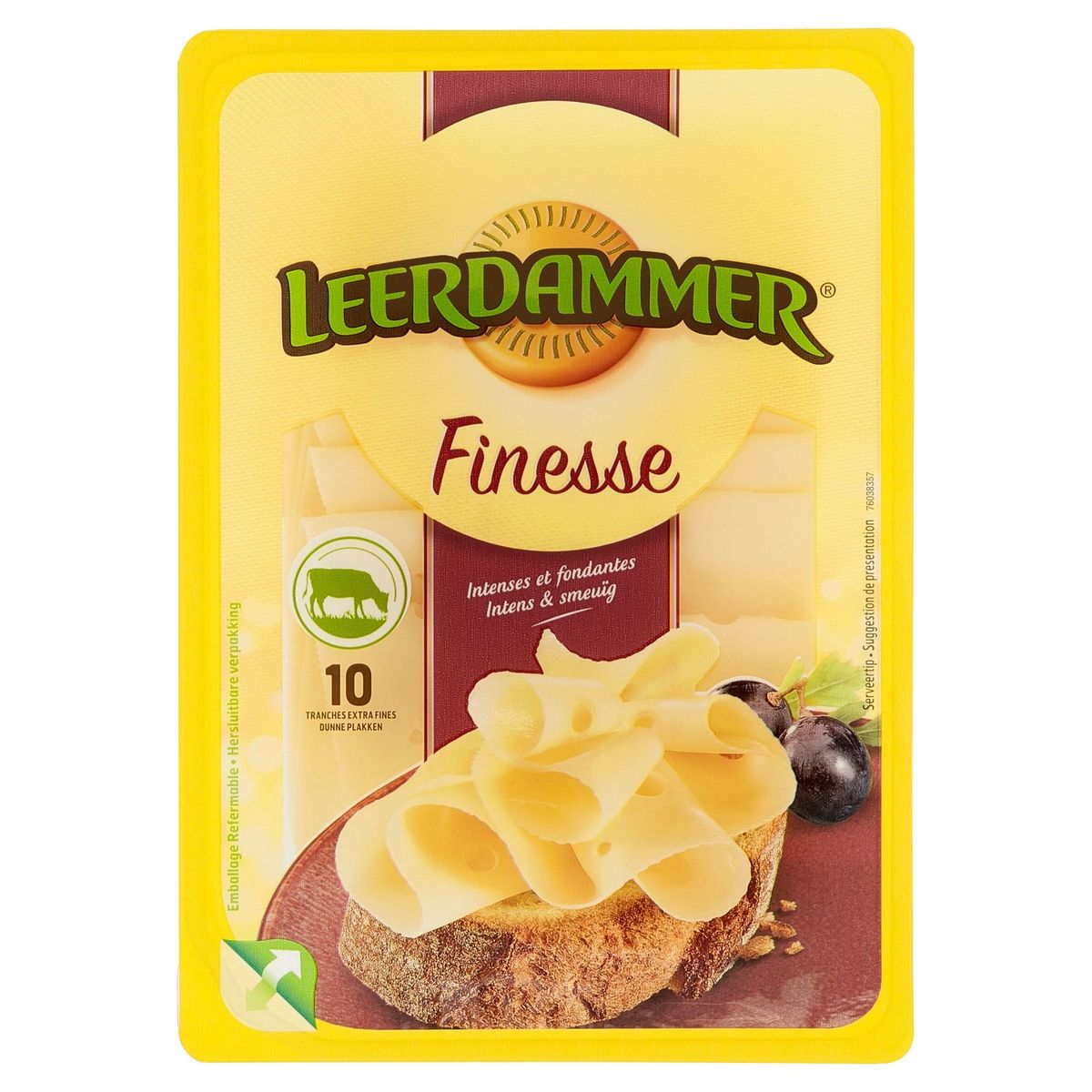 Leerdammer Finesse 10 Tranches Extra Fines 100 g