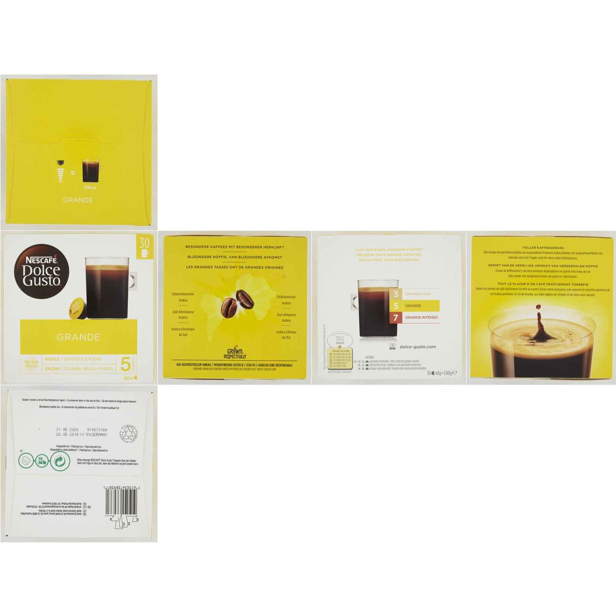 Nescafé Dolce Gusto Grande 30 Capsules 240 g