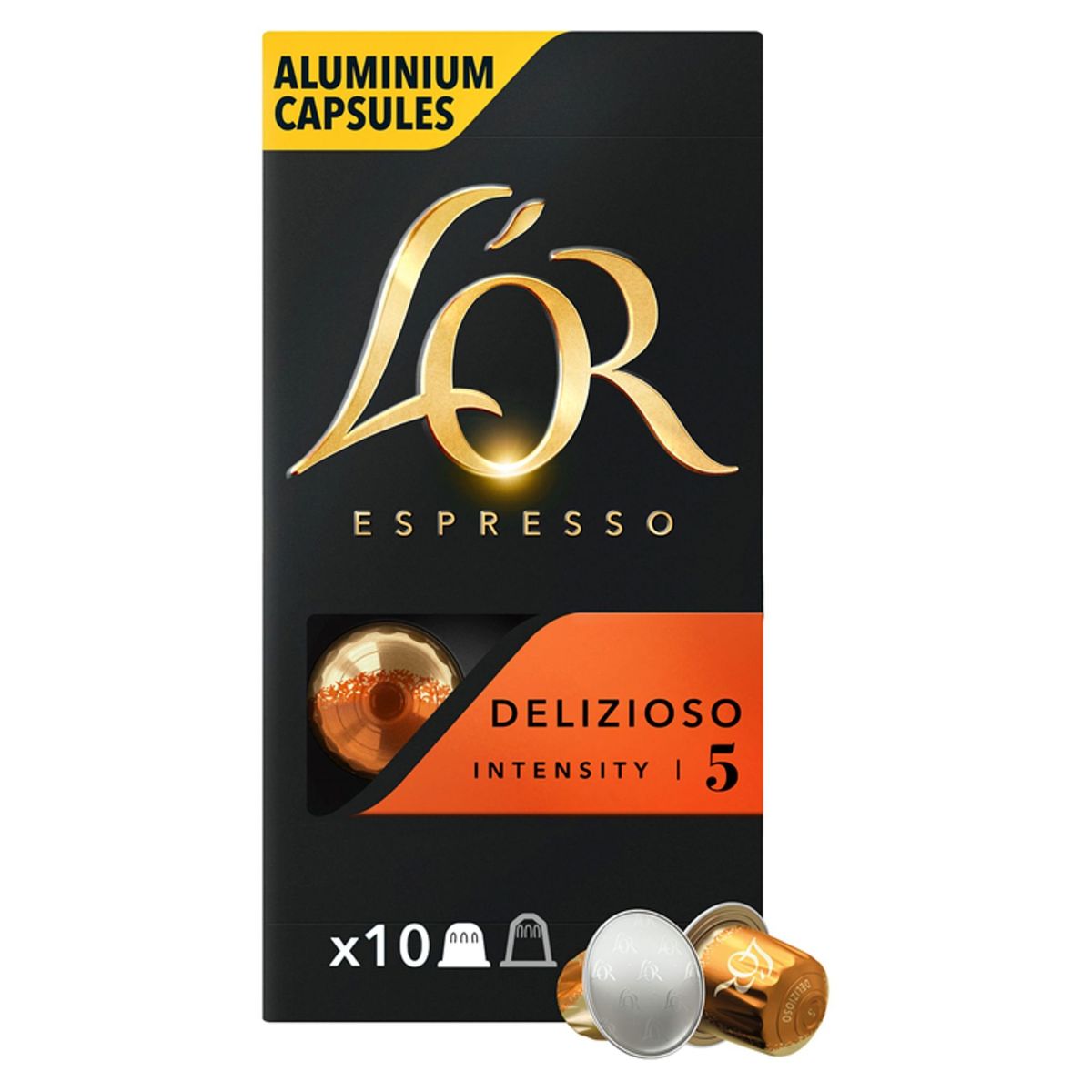 L'OR Koffie Capsules Espresso Delizioso Intensiteit 5 10 stuks