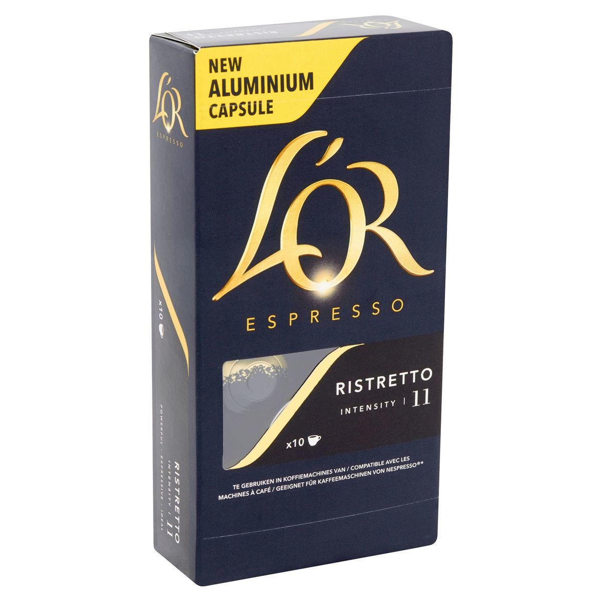 L'OR Café Capsules Espresso Ristretto Intensité 11 Nespresso® Compatible 10 pièces