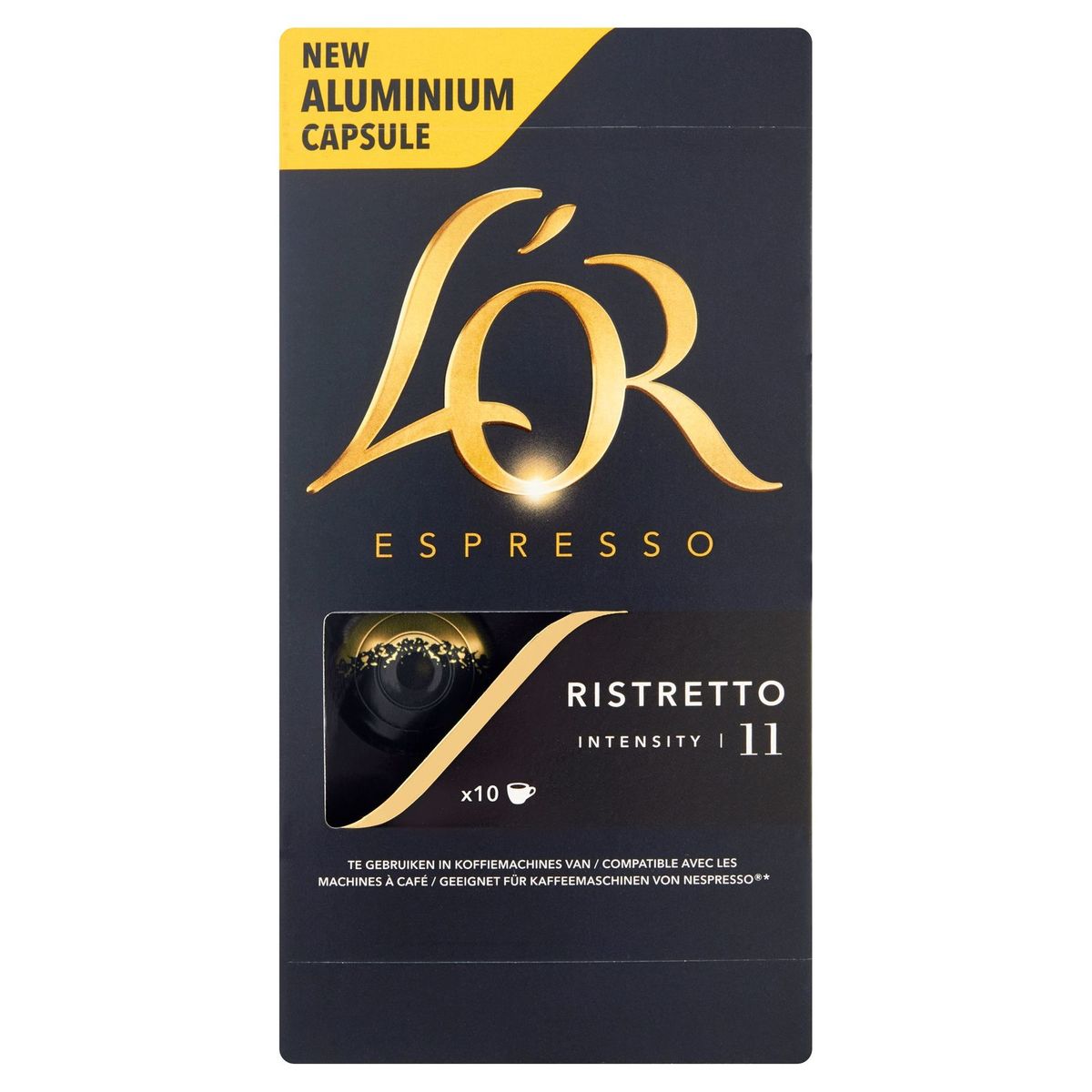 L'OR Koffie Capsules Espresso Ristretto Intensiteit 11 Nespresso®* Compatibel 10 stuks