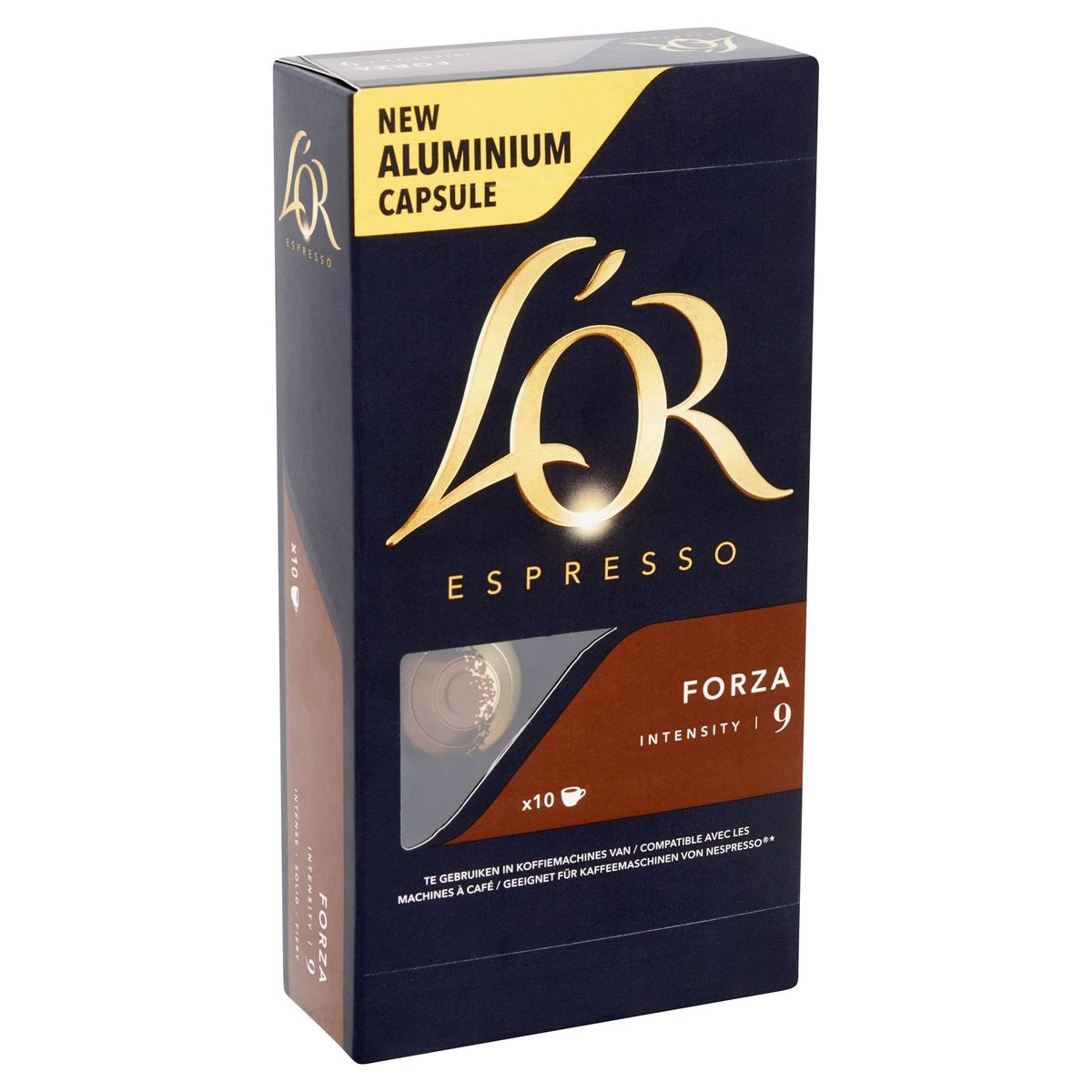 L'OR Koffie Capsules Espresso Forza Intensiteit 9 10 stuks