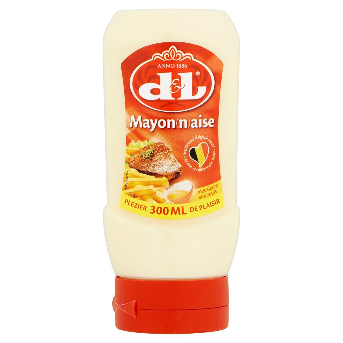 Devos Lemmens Mayonnaise aux Oeufs SQZ 300 ml