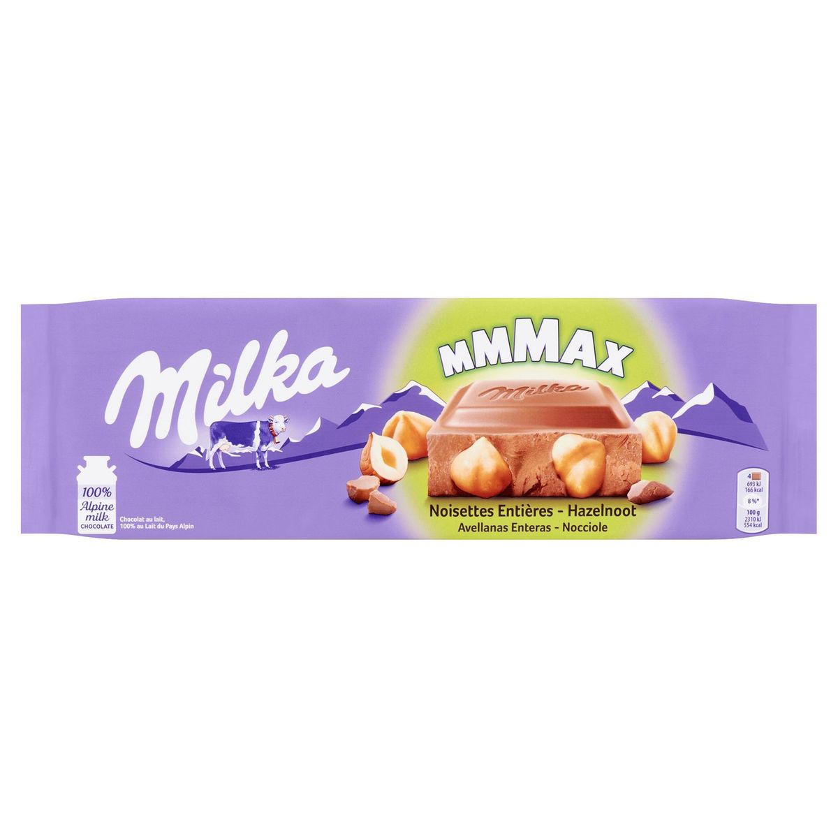 Milka Mmmax Tablette De Chocolat Au Lait Noisette 270 g