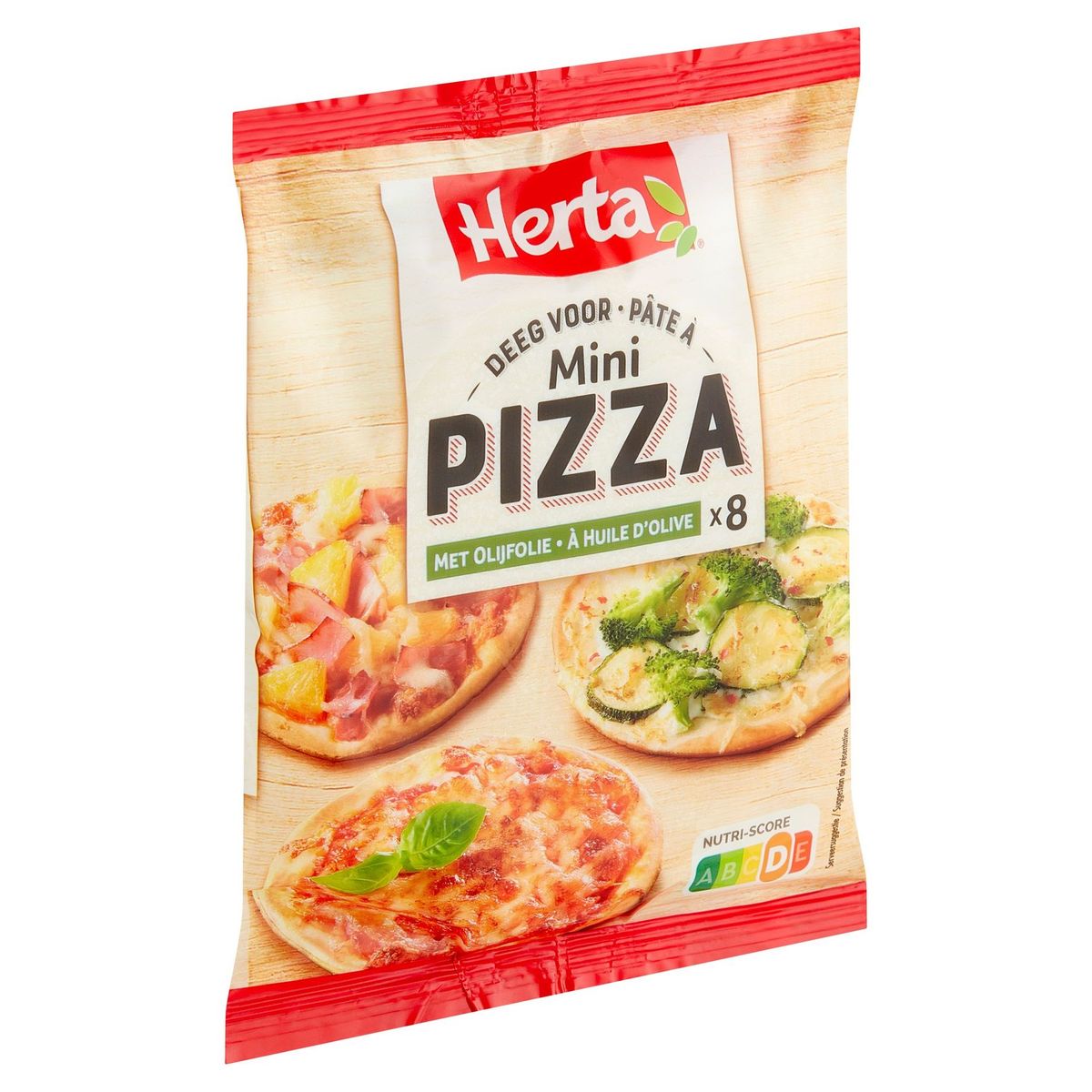 Herta Pâte à Mini Pizza à Huile d'Olive 8 Pièces 265 g