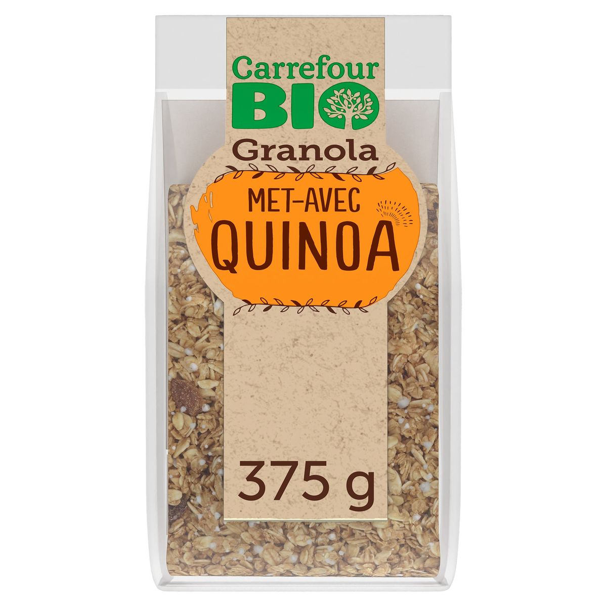 Carrefour Bio Granola avec Quinoa 375 g