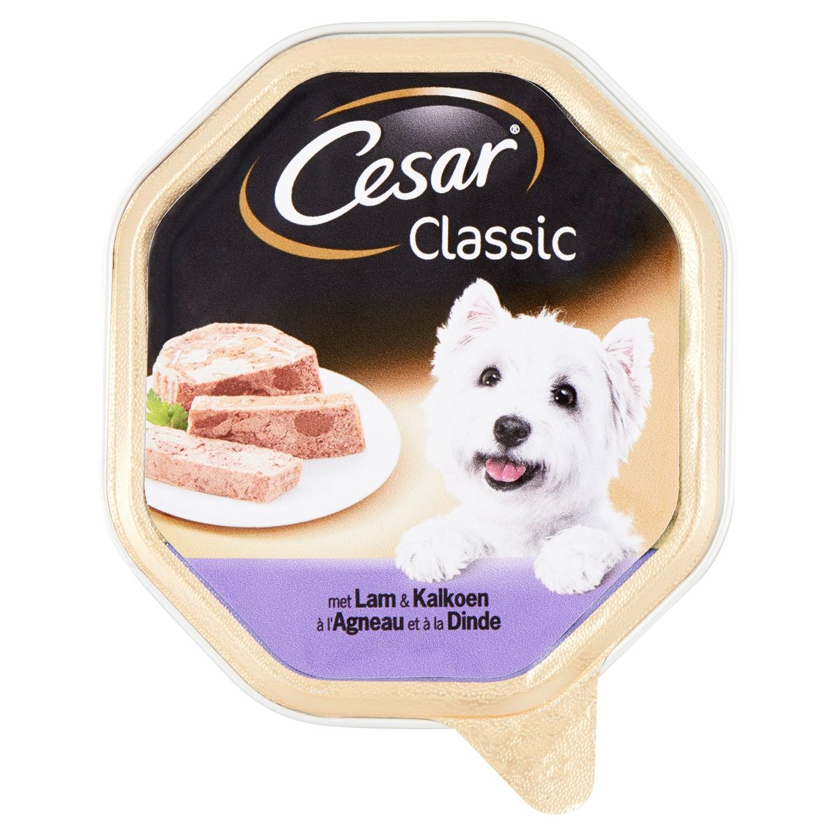 Cesar Classic Hondenvoeding Kuipje met Lam & Kalkoen 150 g