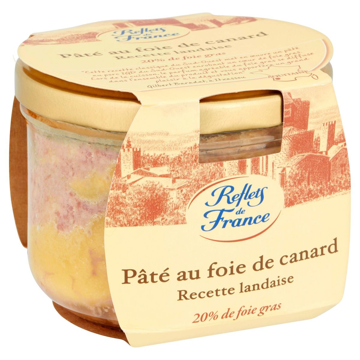 Reflets de France Pâté au Foie de Canard 180 g