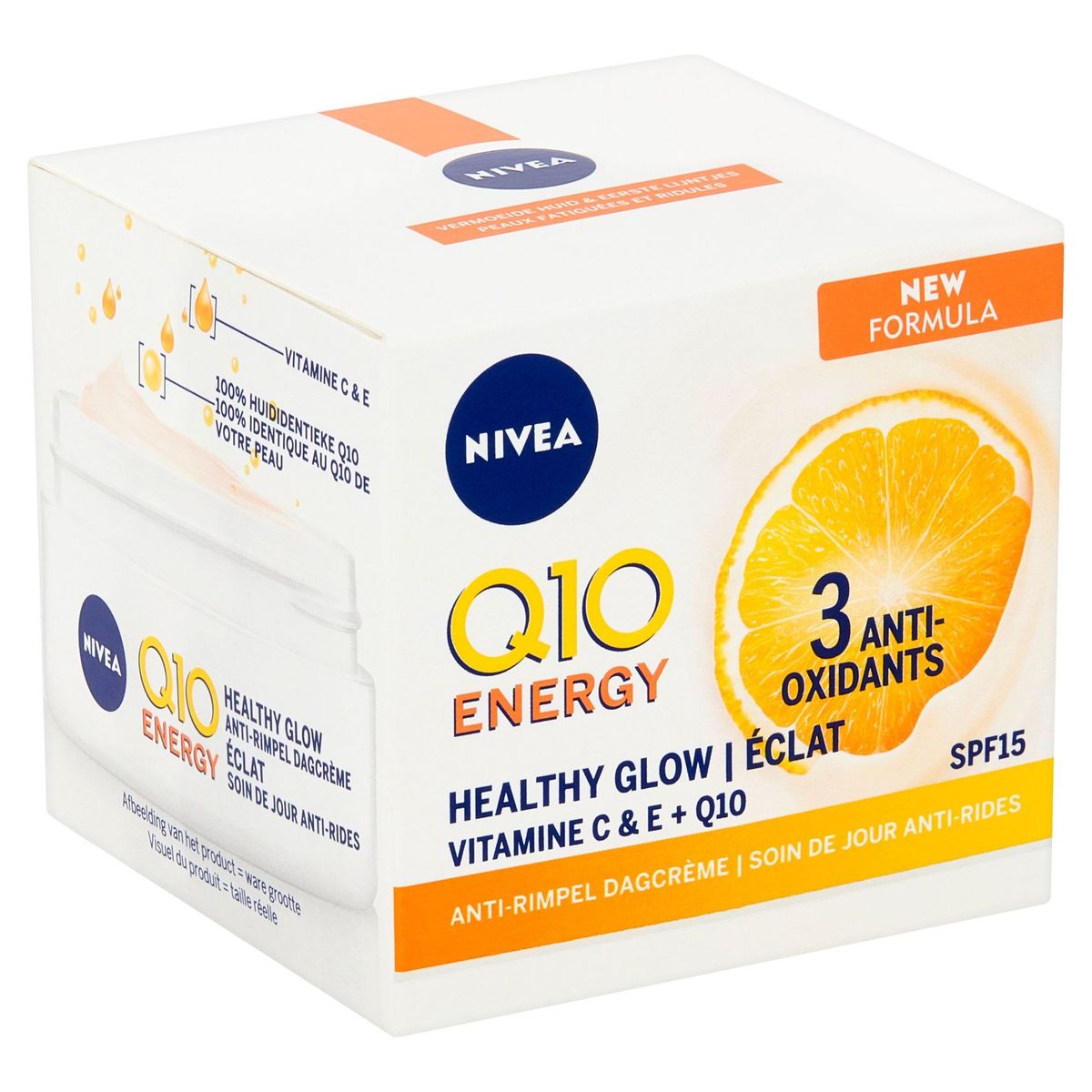 Nivea Q10 Energy Éclat SPF15 Anti-Rimpel Dagcrème 50 ml