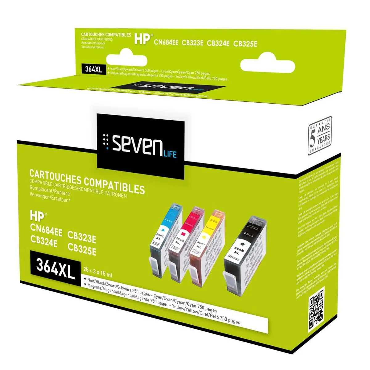 Cartouches Dencre Hp 364xl Multipack Carrefour Belgique 7564