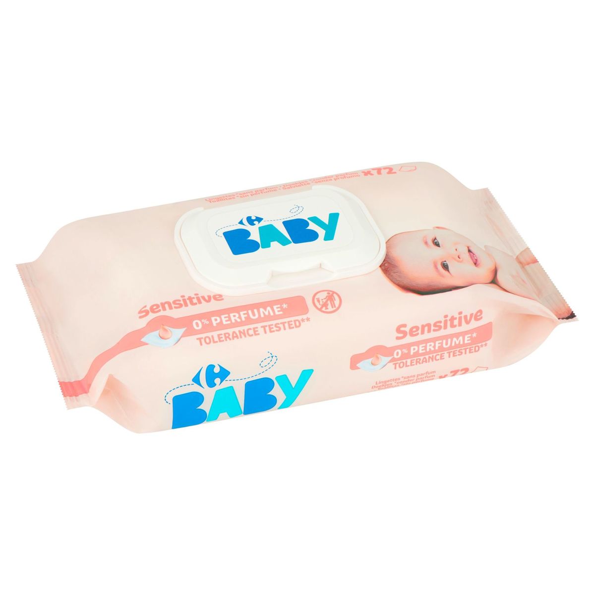 Carrefour Baby Sensitive 72 Stuks