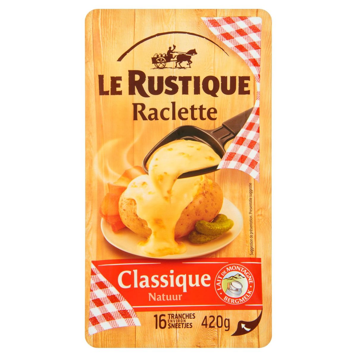 Le Rustique Raclette Classique 420 g