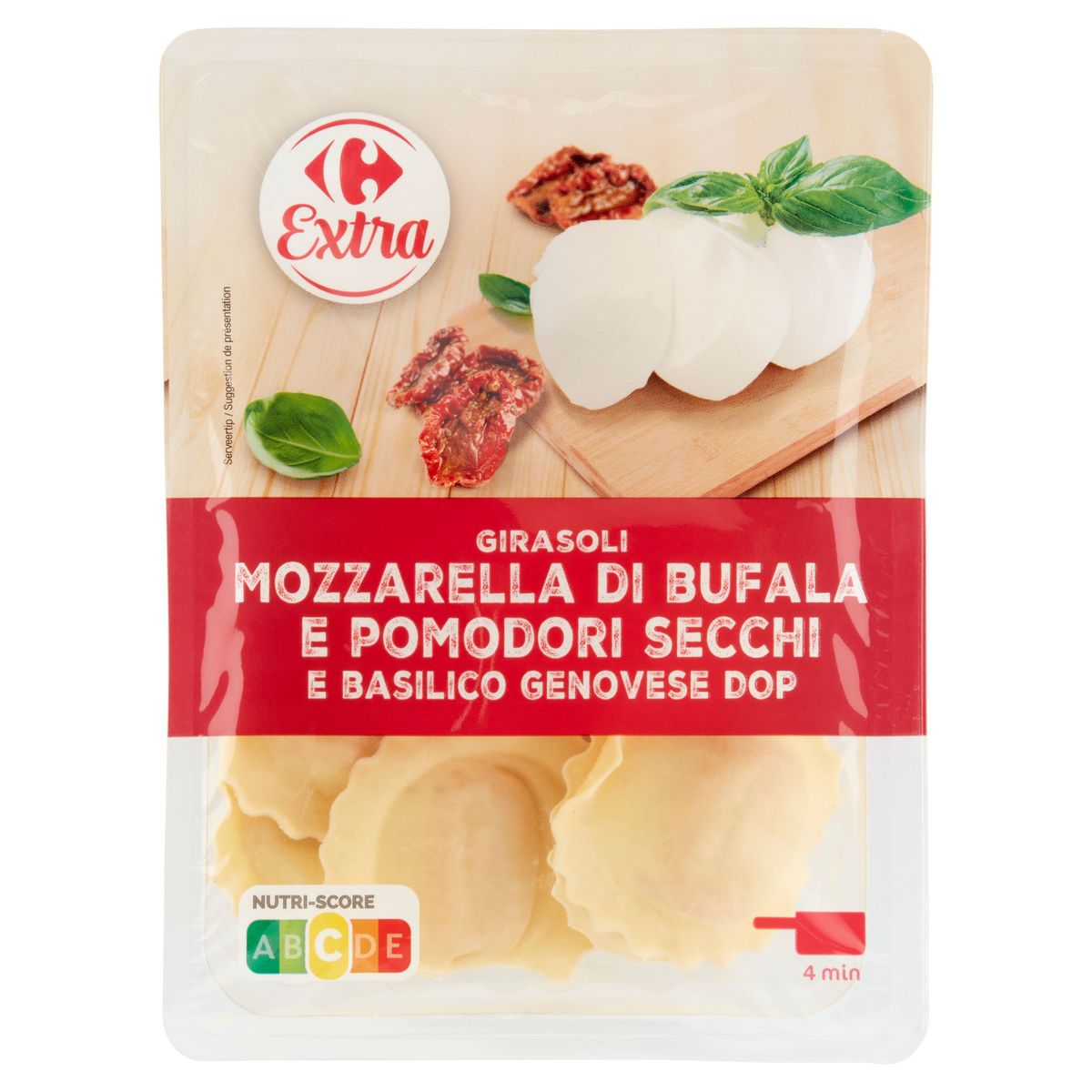 Carrefour Extra Girasoli Mozzarella di Bufala e Pomodori Secchi 250 g