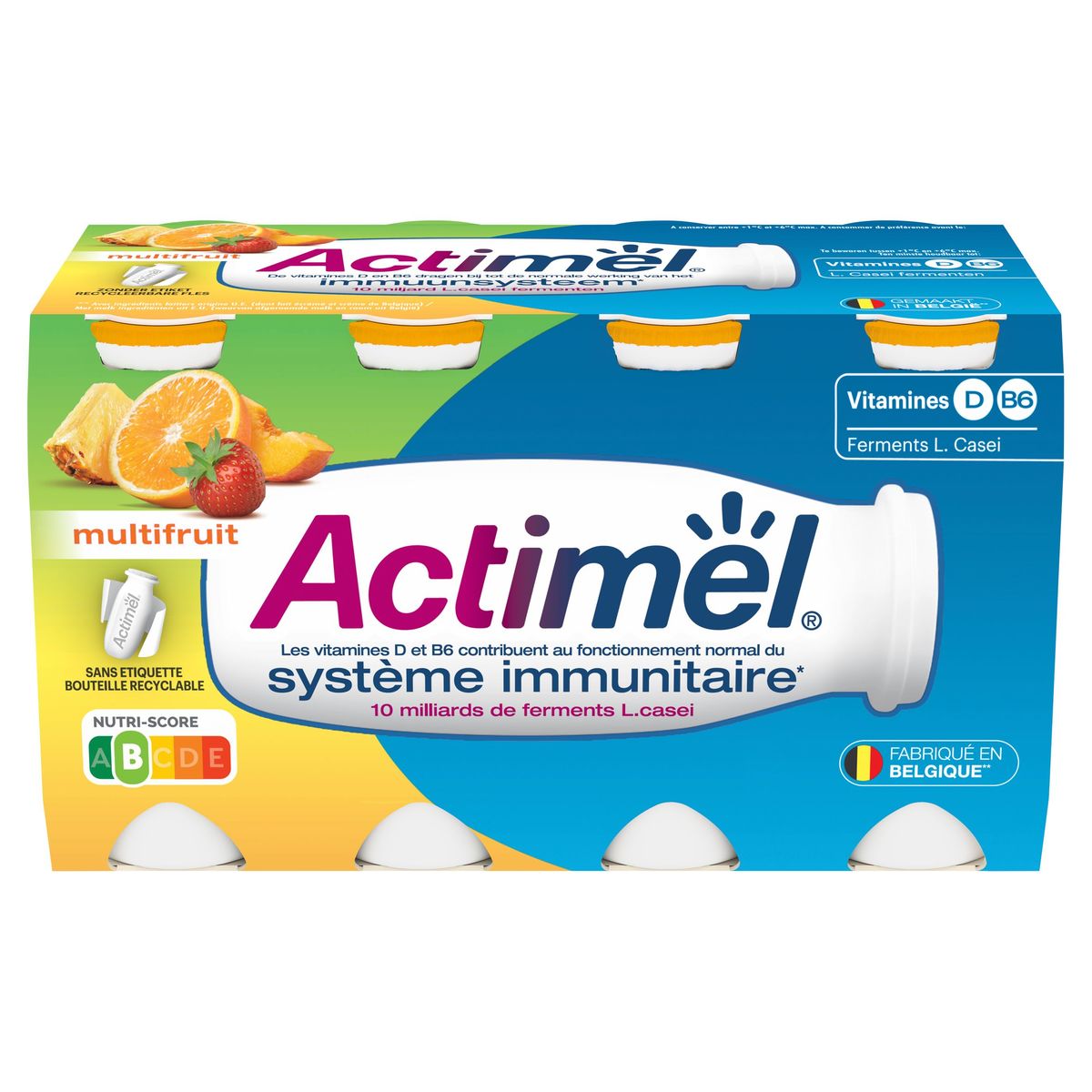 Actimel Drinkyoghurt Multifruit 8 x 100 g