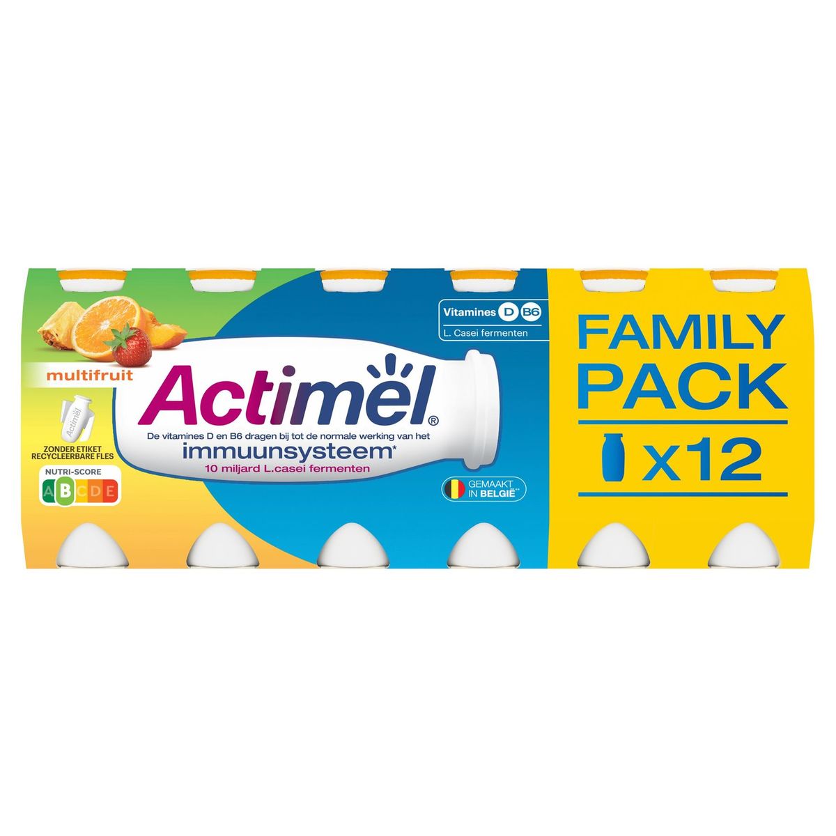Actimel Multifruit Family Pack 12 x 100 g
