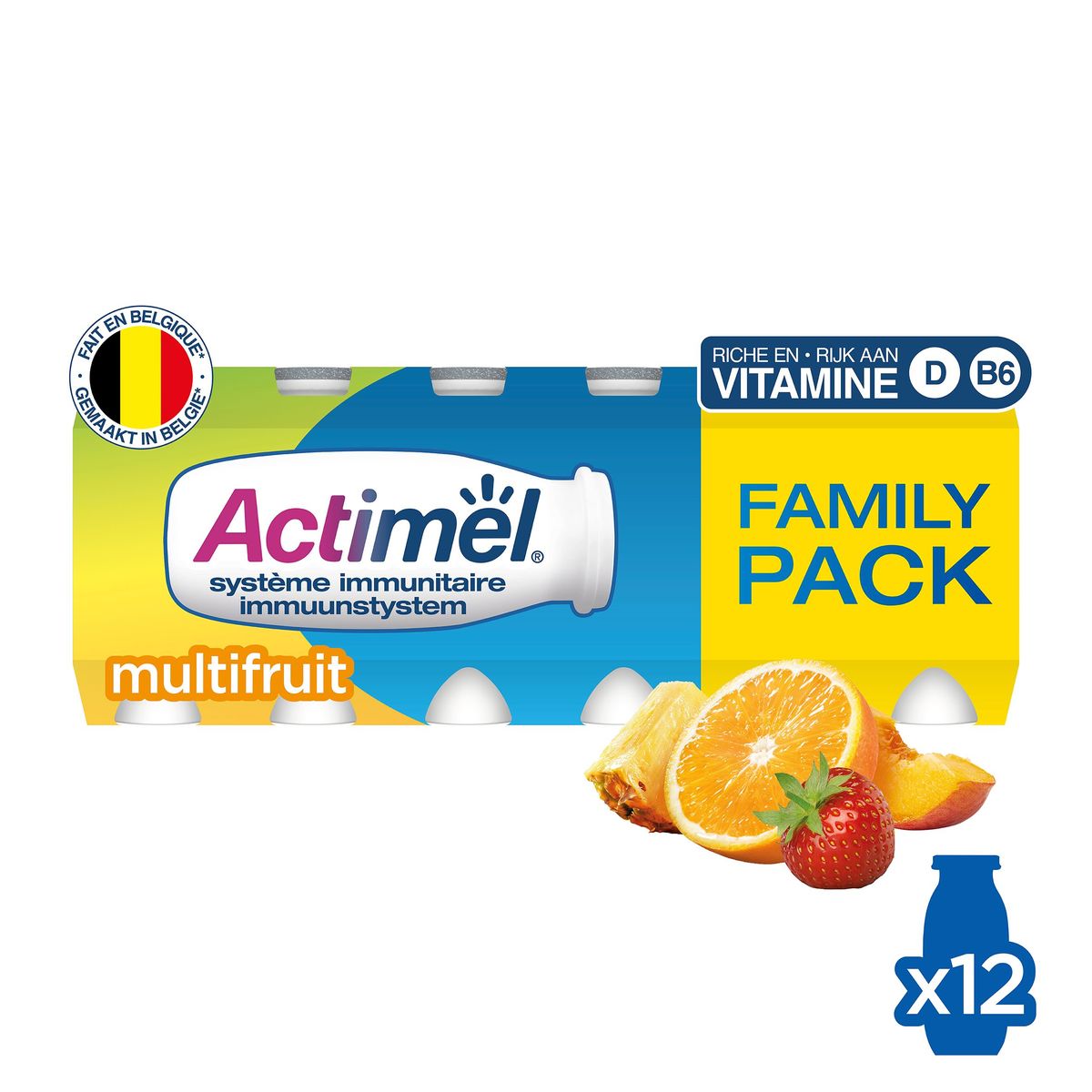 Actimel Multifruit Family Pack 12 x 100 g