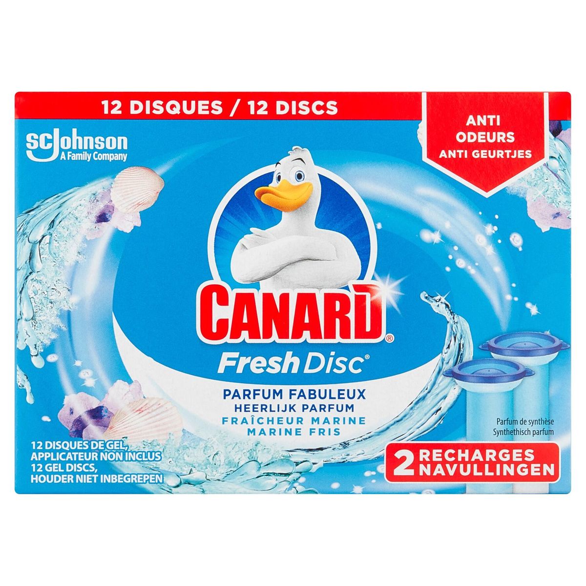 Canard Fresh Disc - Fraîcheur marine - Recharges