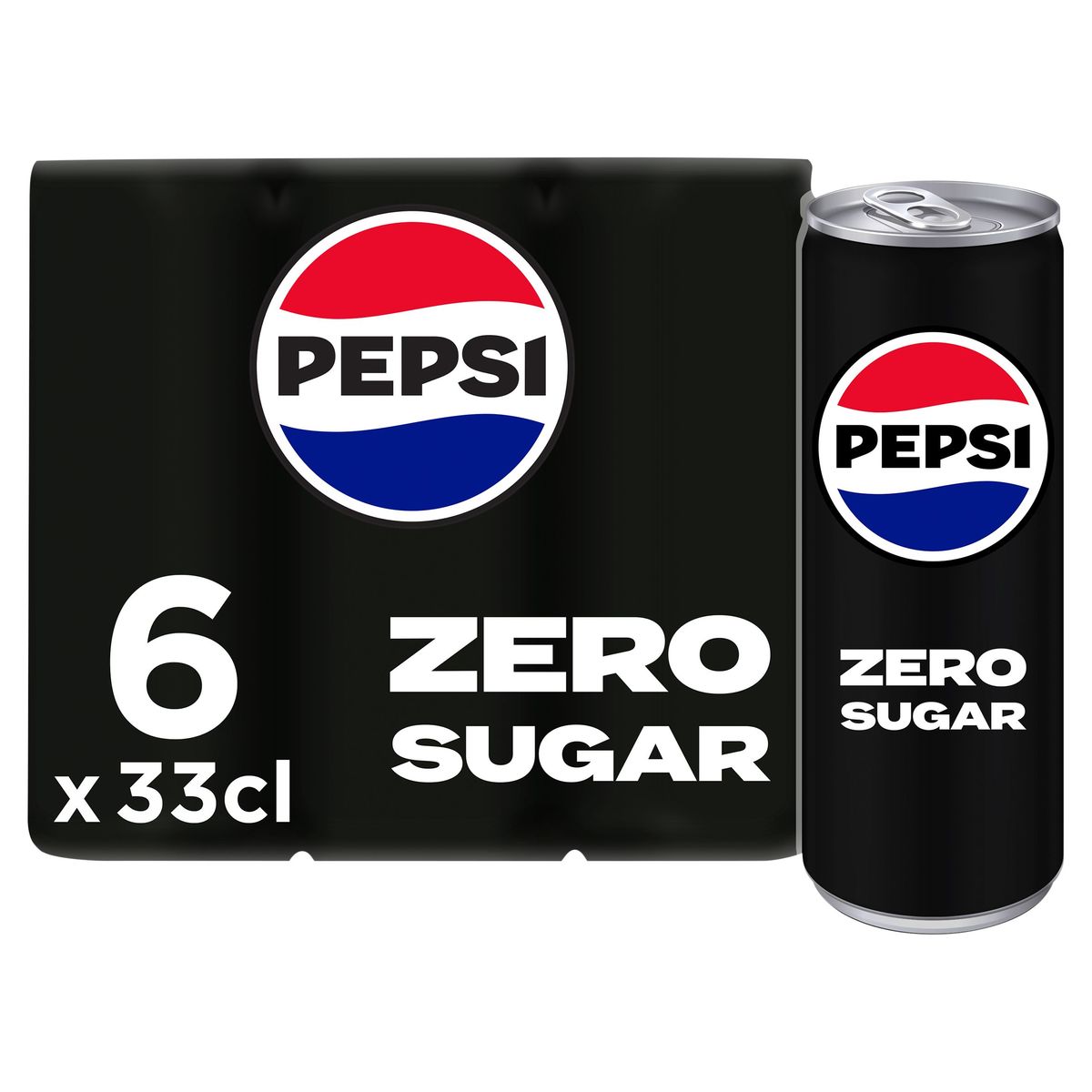 Pepsi Zero Sugar Cola 6 x 33 cl