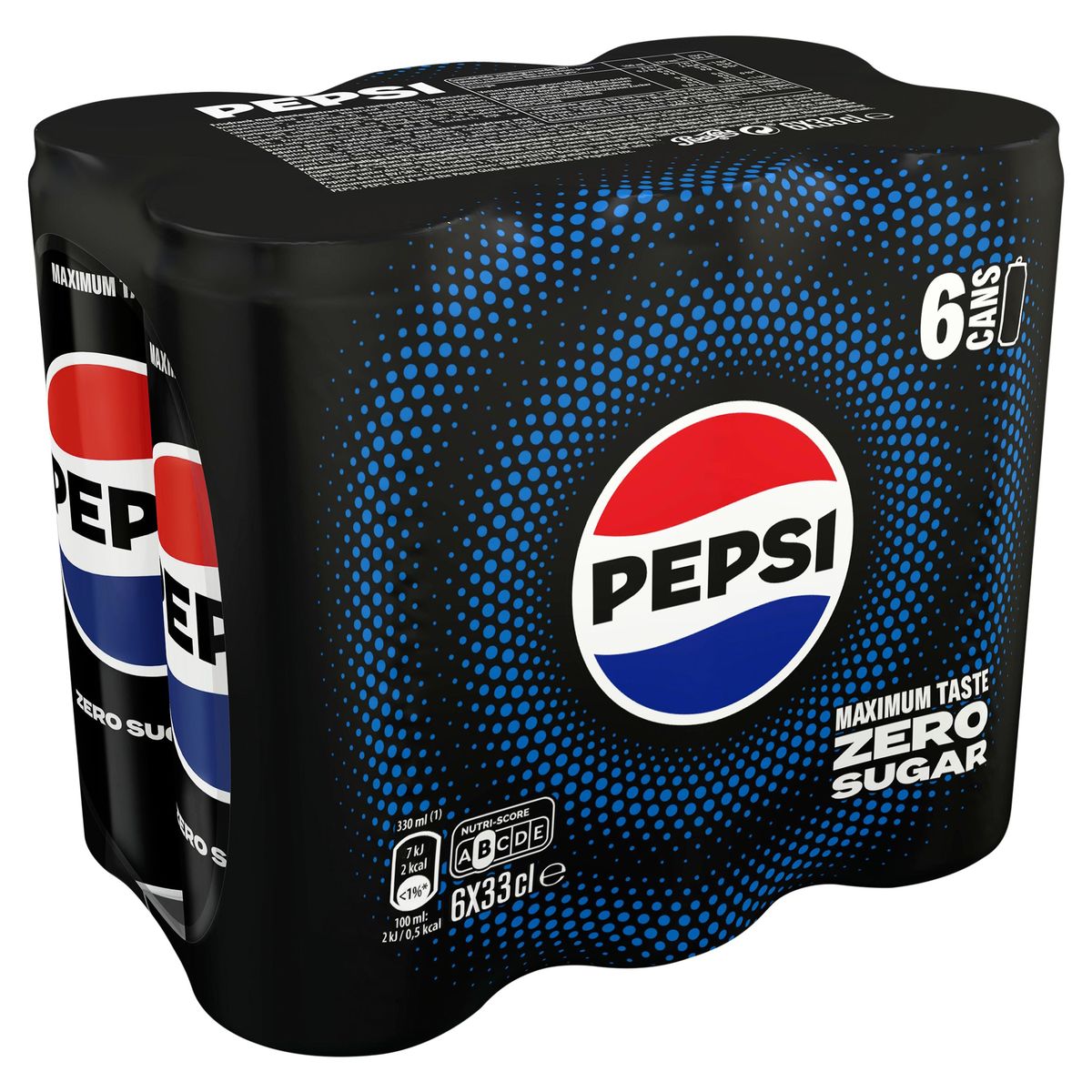 Pepsi Zero Sugar Cola 6 x 33 cl