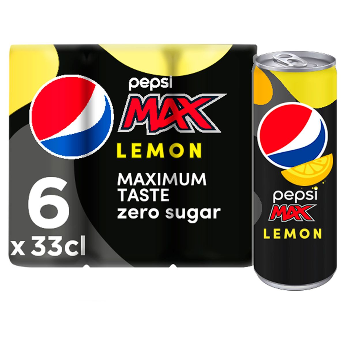 Pepsi Max Cola Lemon 6 x 33 cl