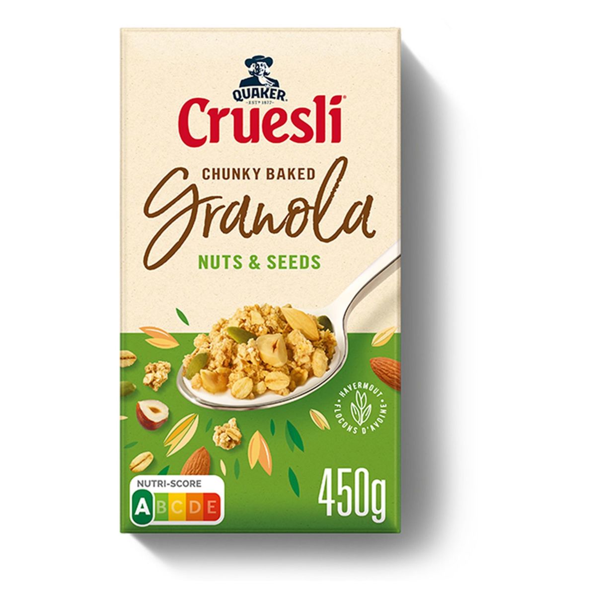 Quaker Cruesli Granola Noix & Graines 450 gr