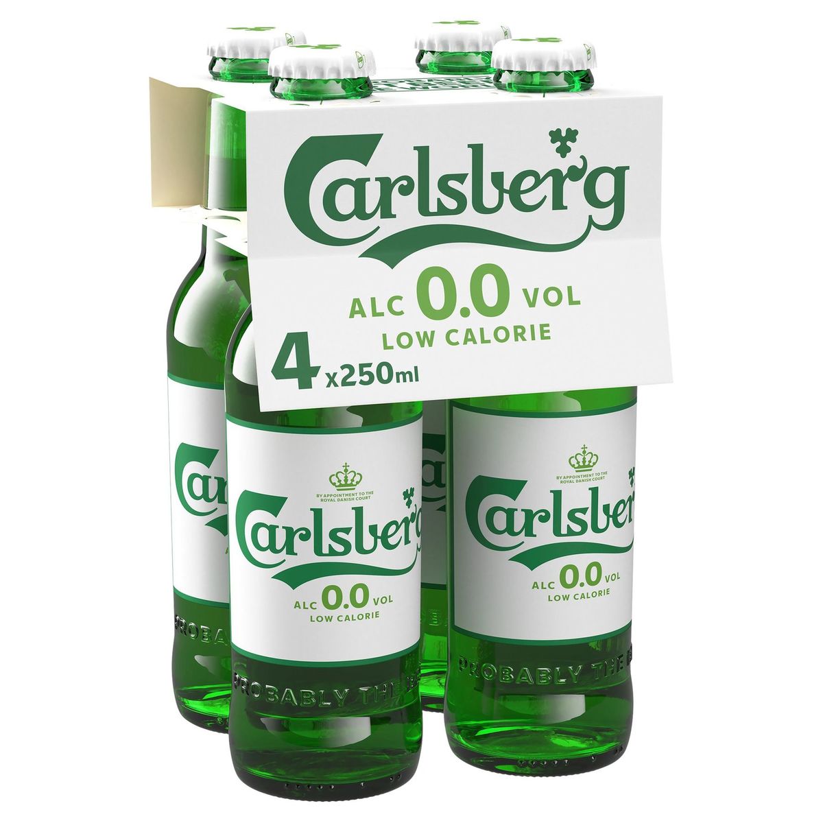 Carlsberg Alc 0.0 Vol Bouteilles 4 x 250 ml
