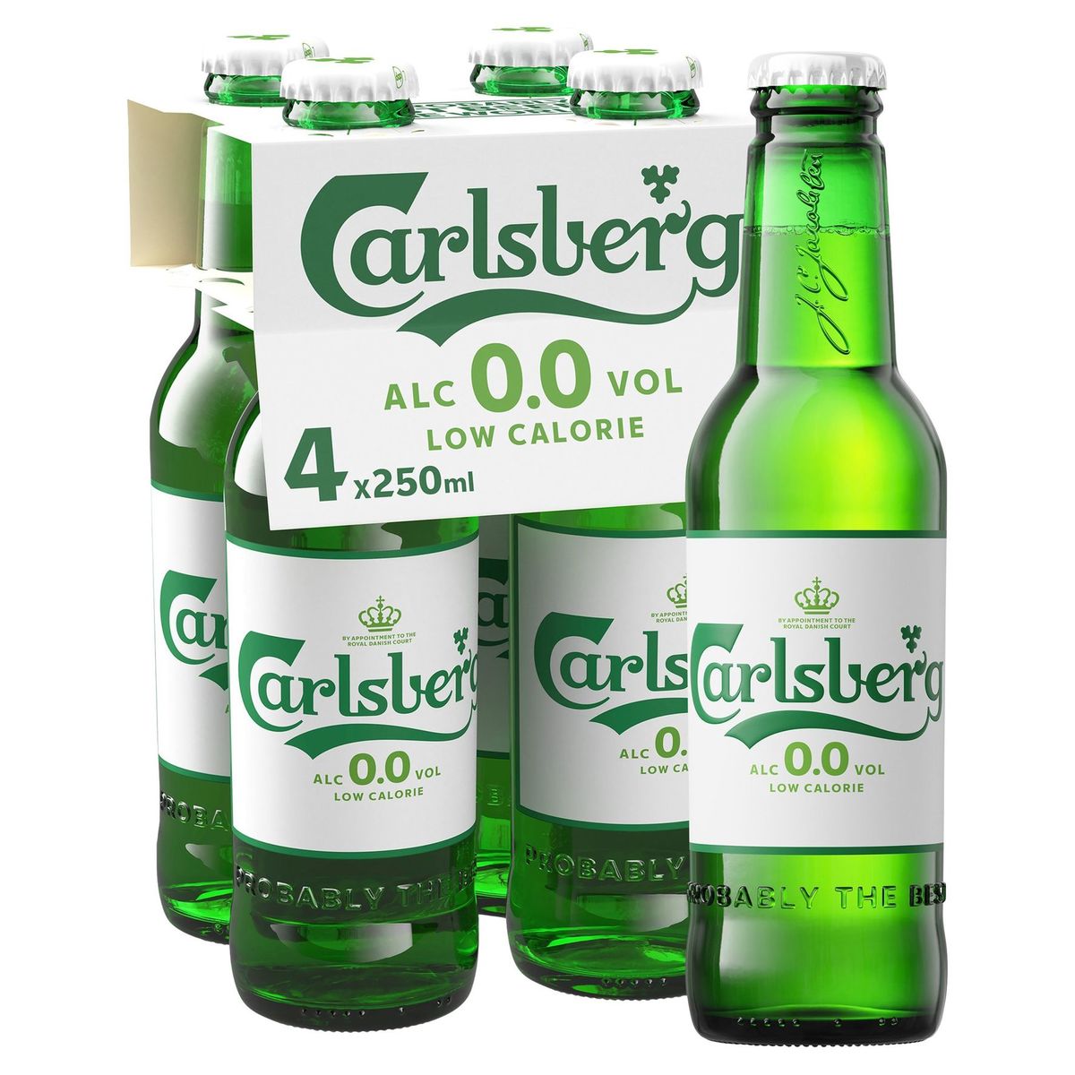 Carlsberg Alc 0.0 Vol Bouteilles 4 x 250 ml