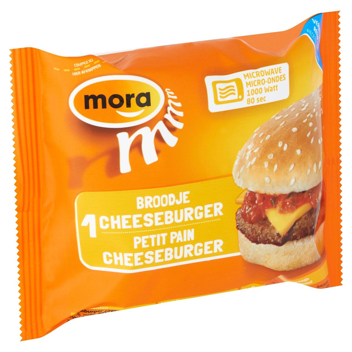 Mora Petit Pain Cheeseburger 130 g