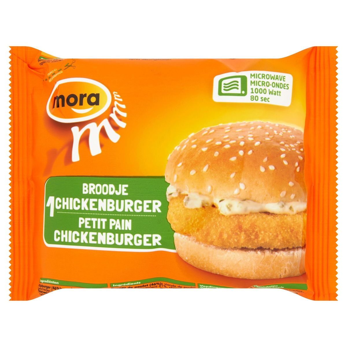 Mora Petit Pain Chickenburger 130 g