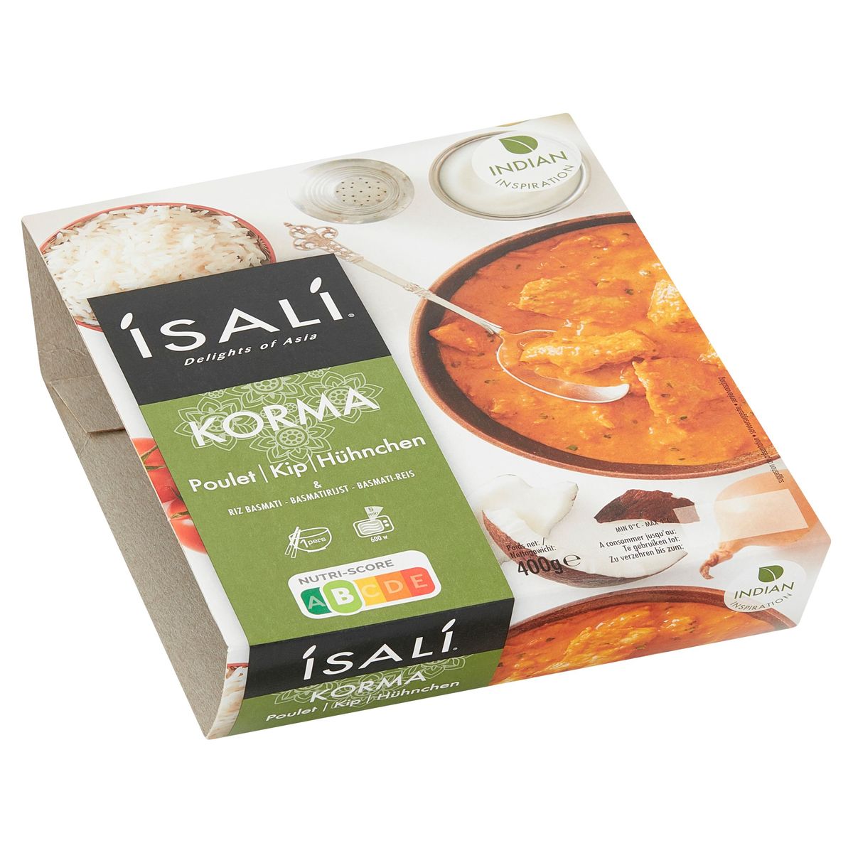 ISALI Korma Kip & Basmatirijst 400 g