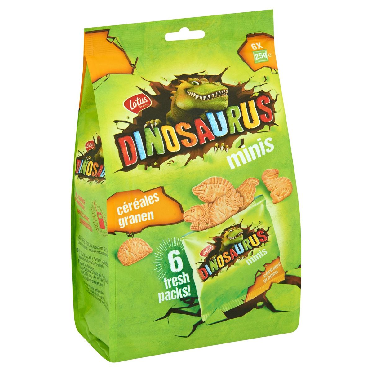 Lotus Dinosaurus Minis Cereales 6 X 25 G Carrefour Site