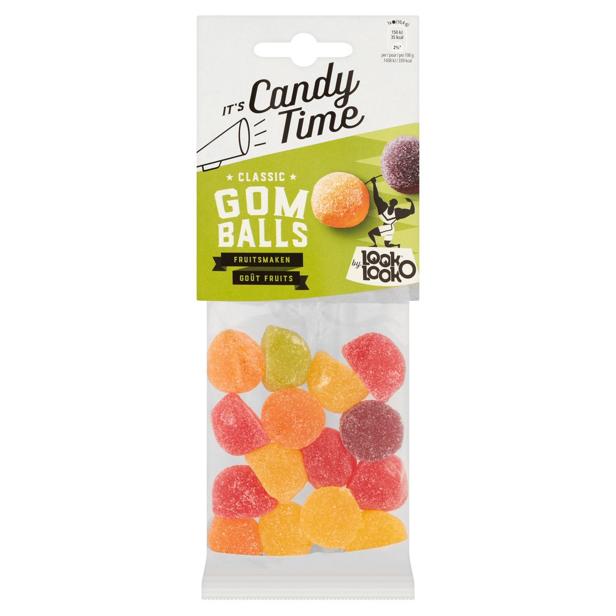 Candy Time Classic Gom Balls Goût Fruits 160 g