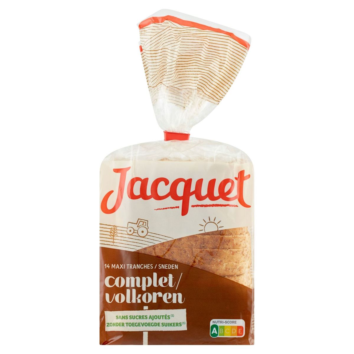 Jacquet Volkoren 14 Maxi Sneden 550 g
