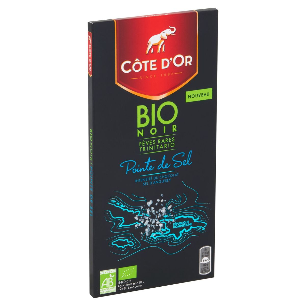 Côte d'Or BIO Chocolade Tablet Pure Chocolade Zeezout 90 g