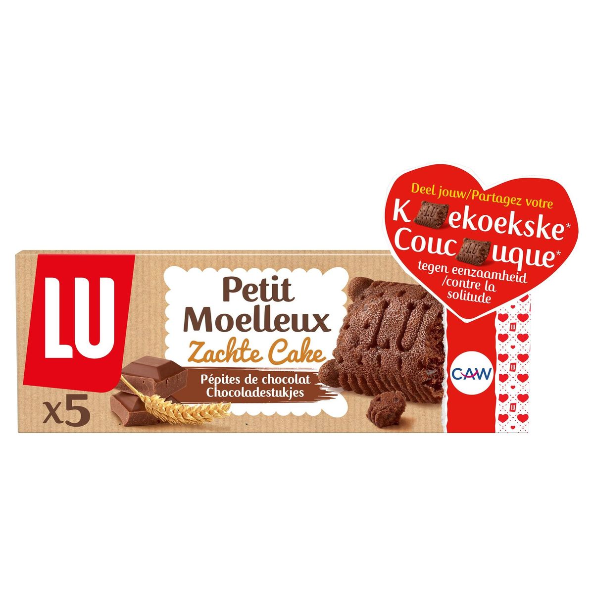 LU Petit LU Moelleux Cakes Chocolat 140 g