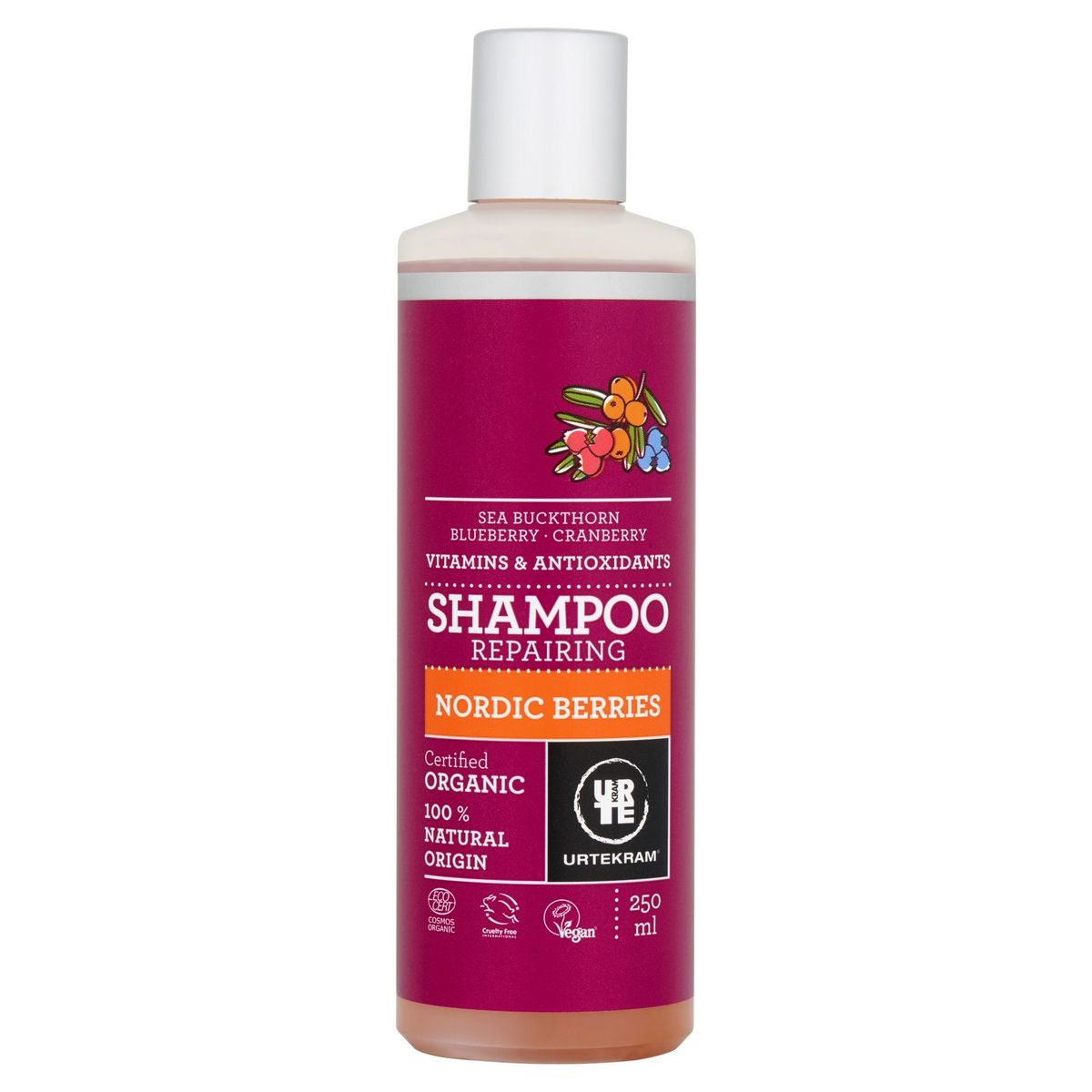 Urtekram Shampoo Repairing Nordic Berries 250 ml