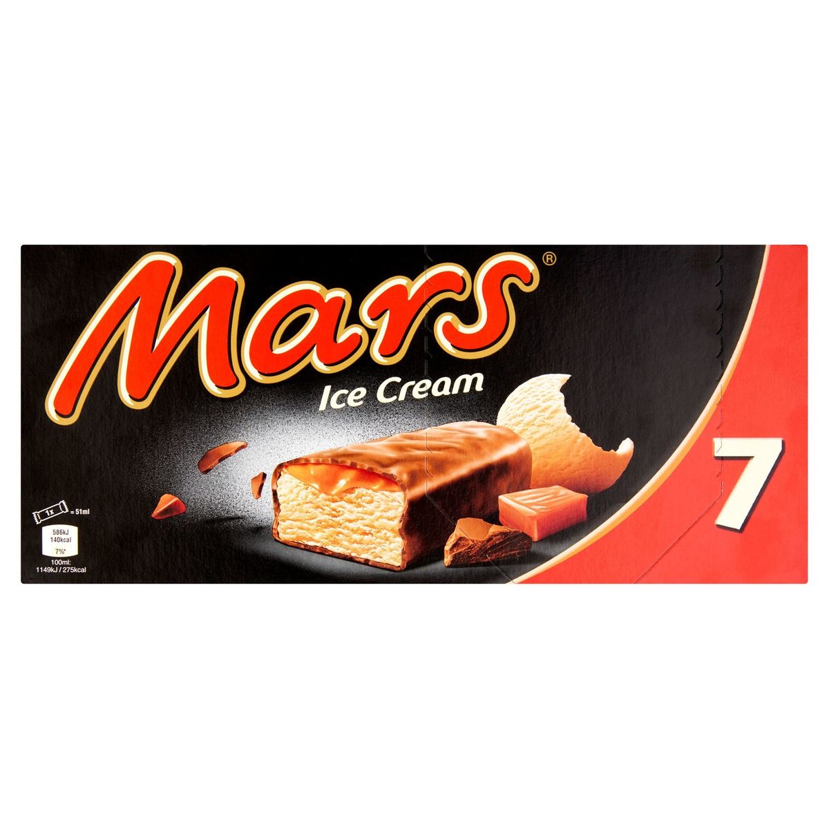 Mars Ice Cream 7-Pack 7 x 51 ml | Carrefour Site