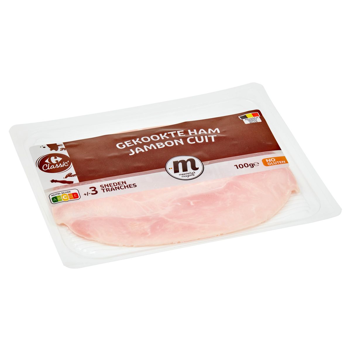 Carrefour Classic' Gekookte Ham 100 g