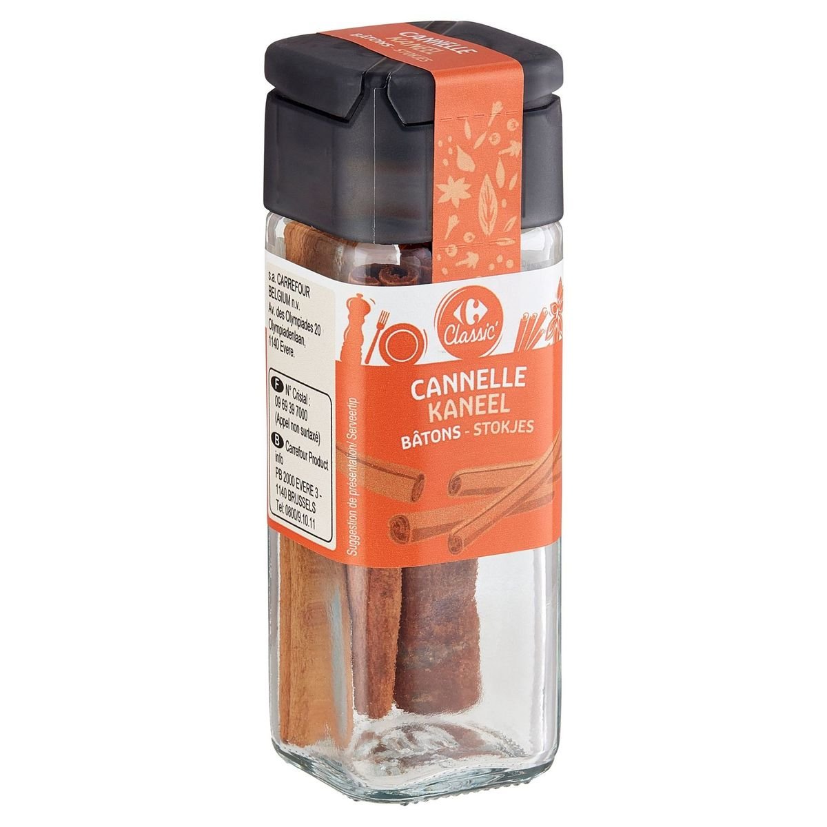 Carrefour Classic' Cannelle Bâtons 13 g