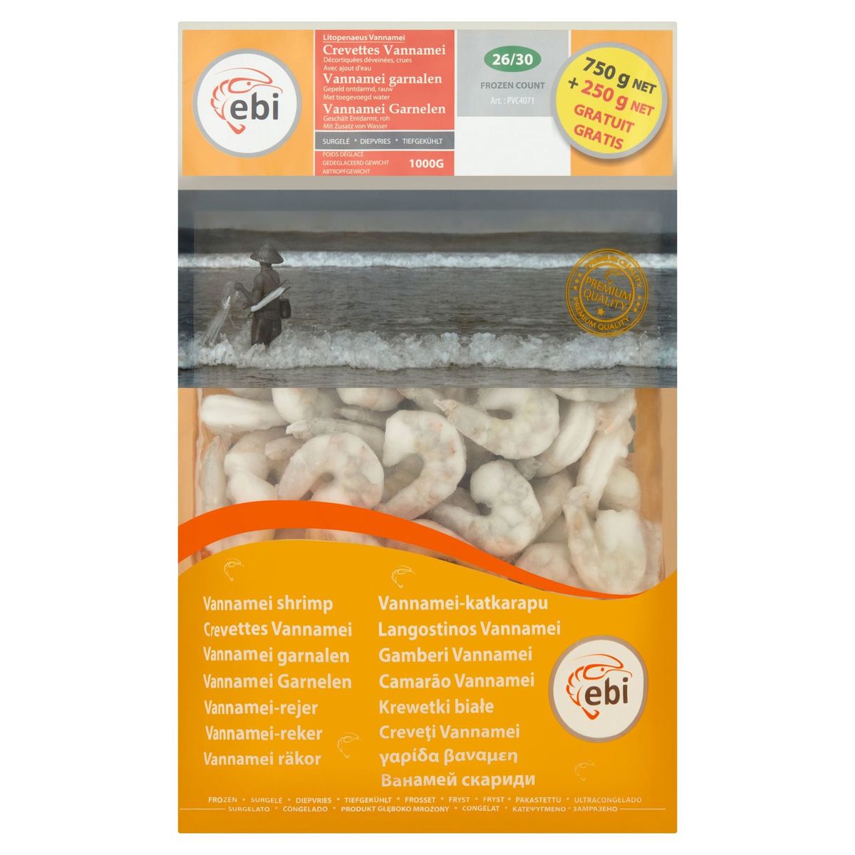 Ebi Crevettes Vannamei 1333 g