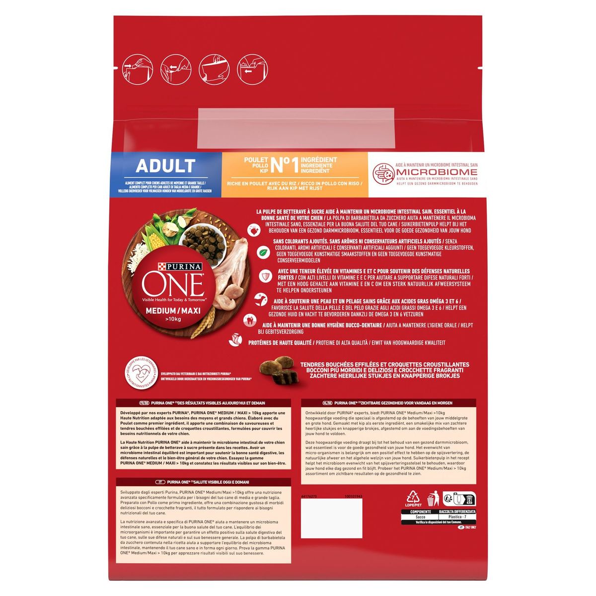 Purina ONE Medium / Maxi >10 kg Adult 2.5 kg