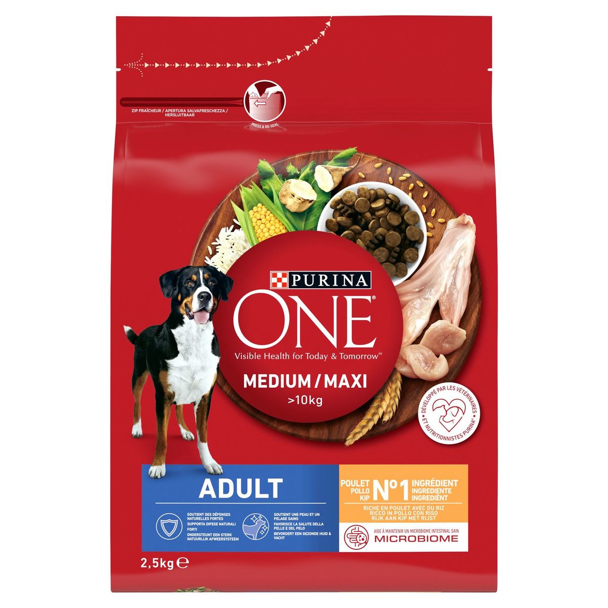 Purina ONE Medium / Maxi >10 kg Adult 2.5 kg