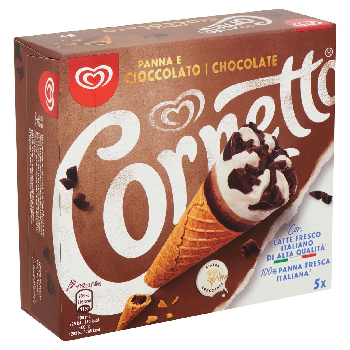 Cornetto Ola Ijs Chocolade 5 x 125 ml