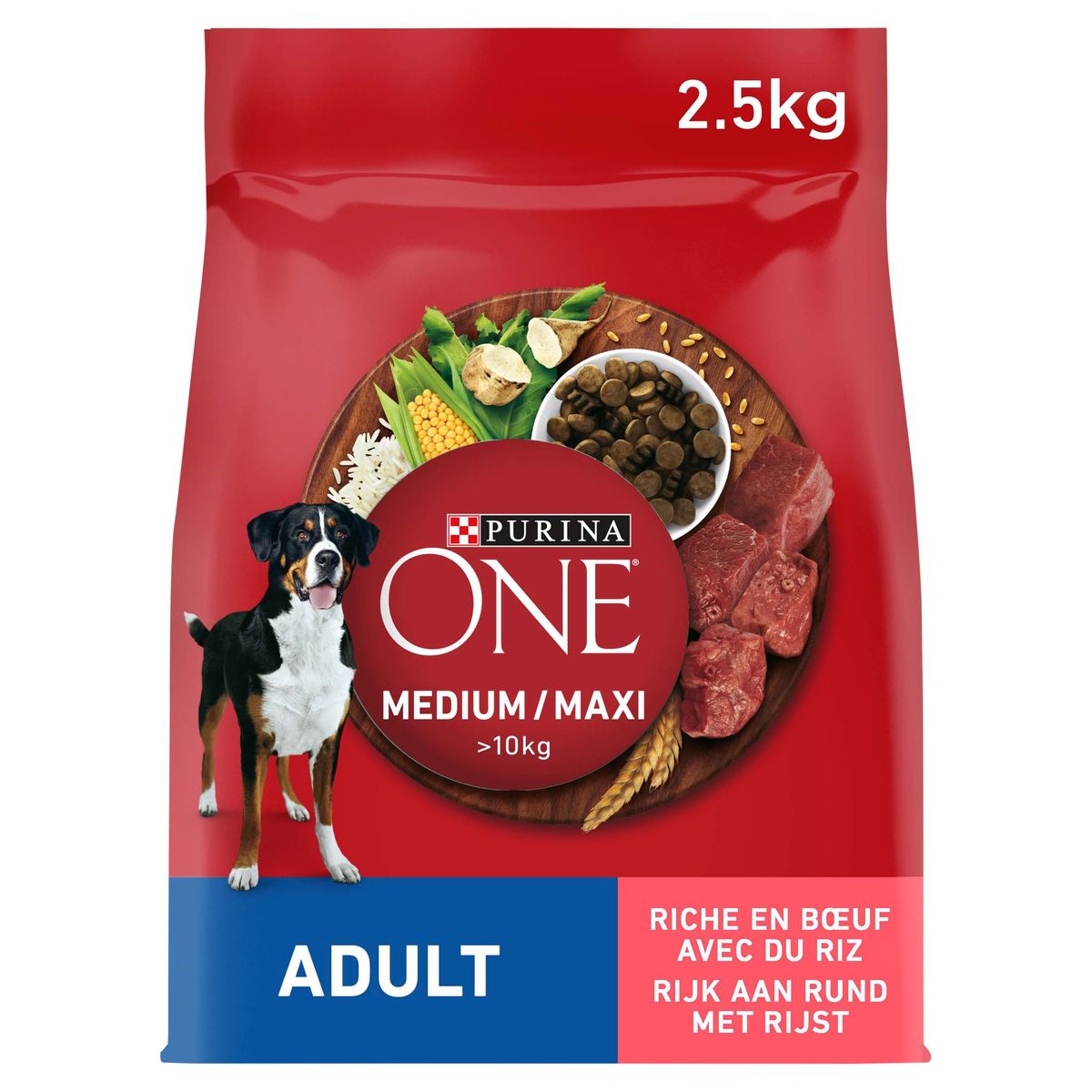 Purina ONE Hondenvoeding Medium Rund 2.5kg