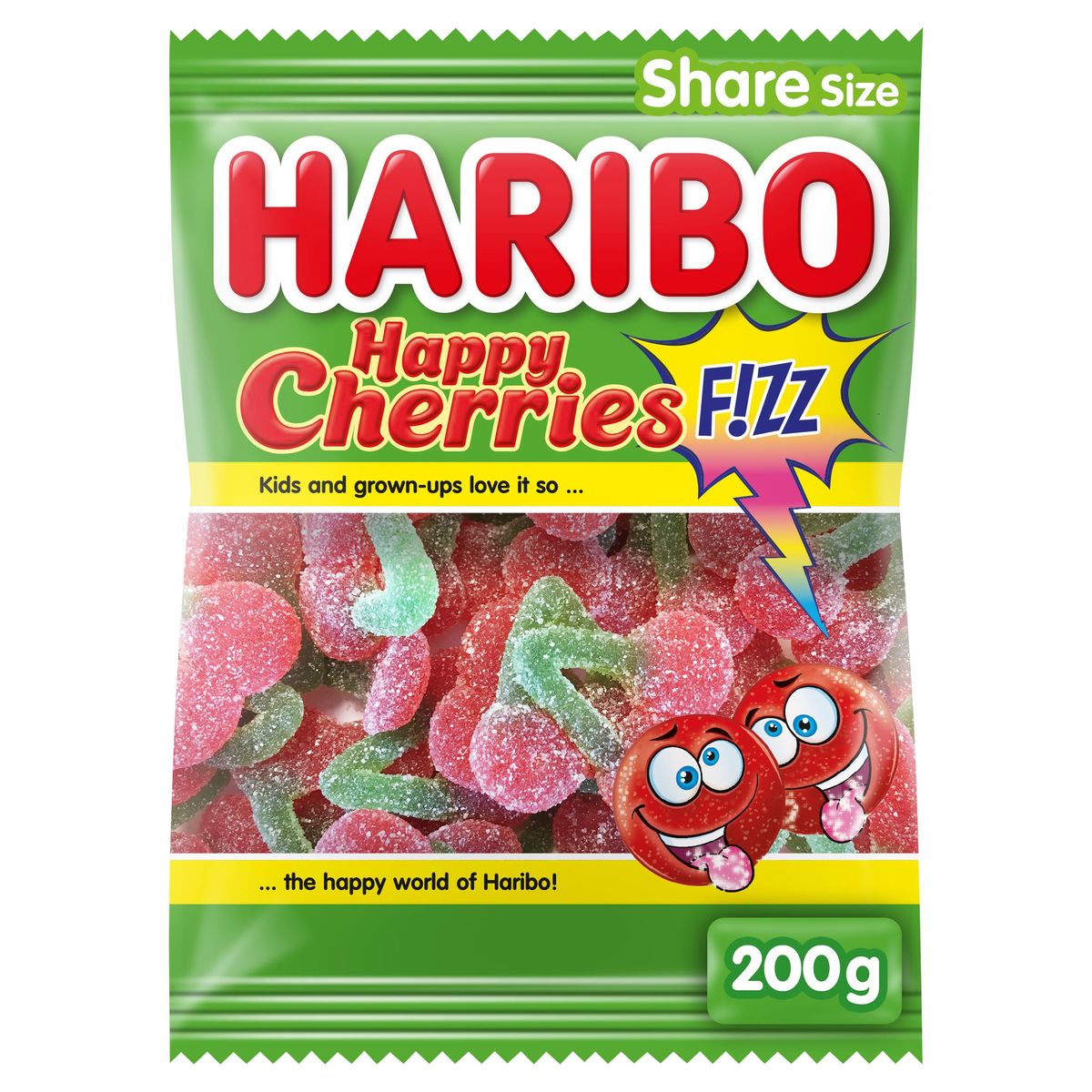Haribo Happy Cherries F!ZZ 200 g