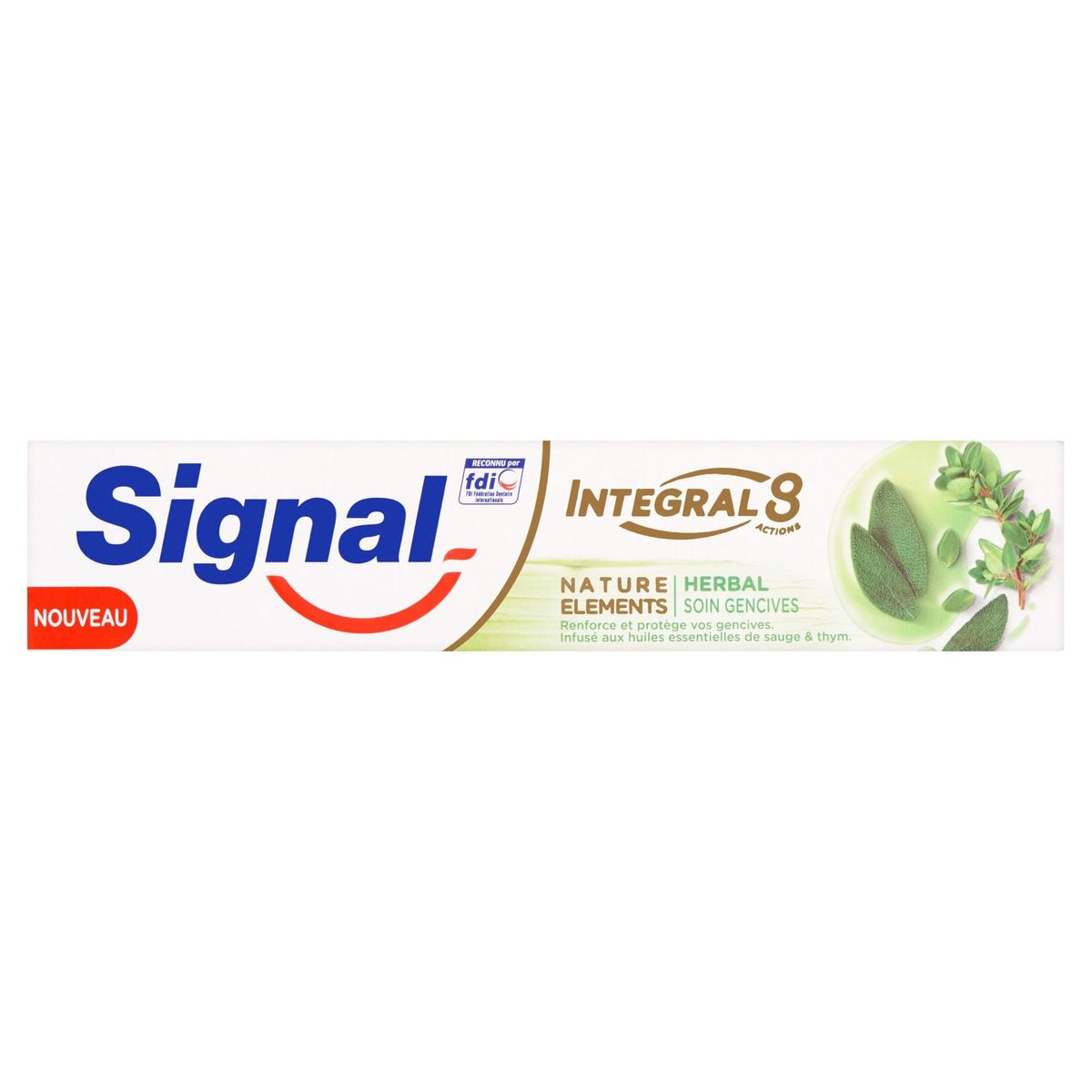 Signal Integral 8 Nature Elements Tandpasta Herbal 75 ml