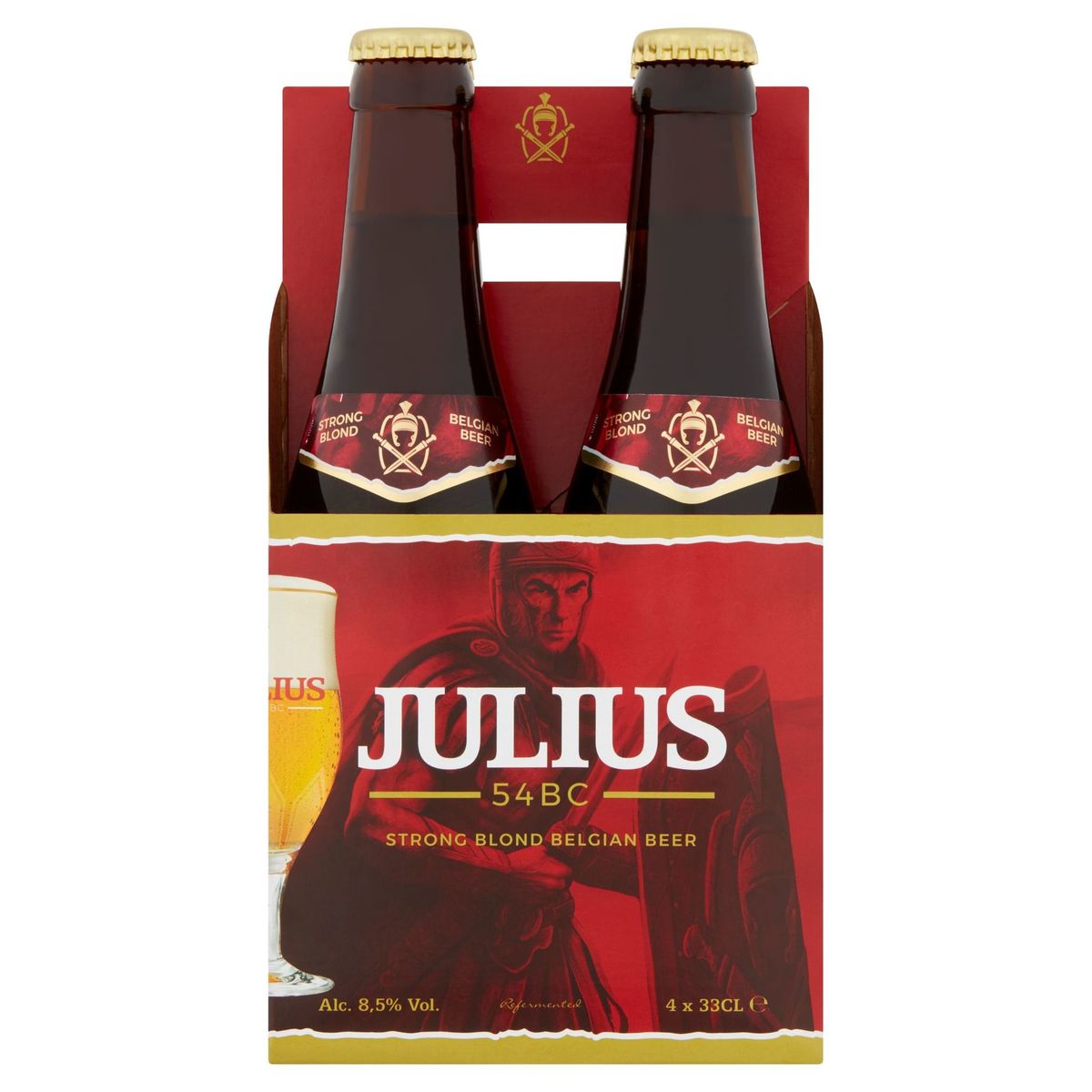 Julius Strong Blond Belgian Beer Flessen 4 x 33 cl
