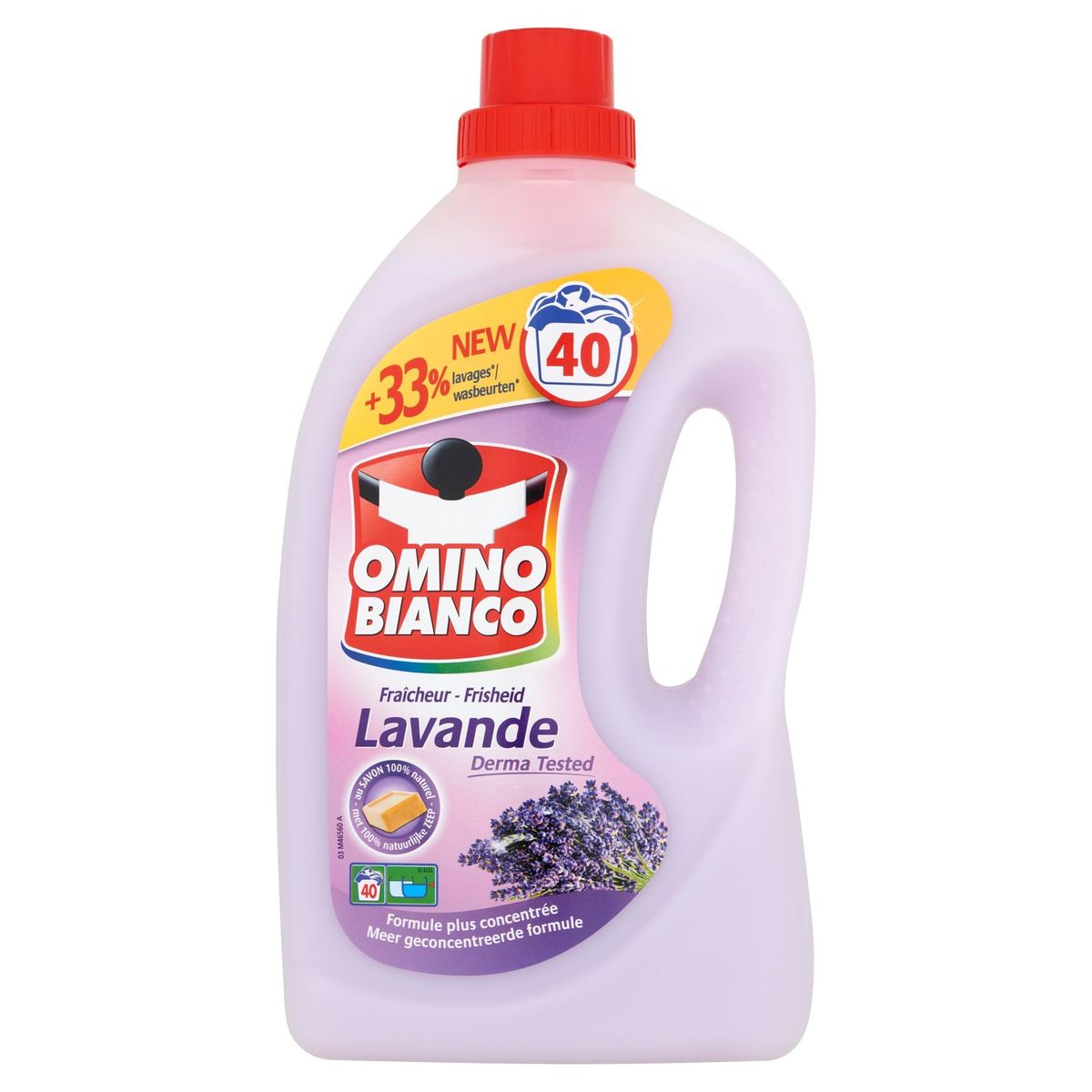 Omino Bianco Fraîcheur Lavande 40 Lavages 2000 ml