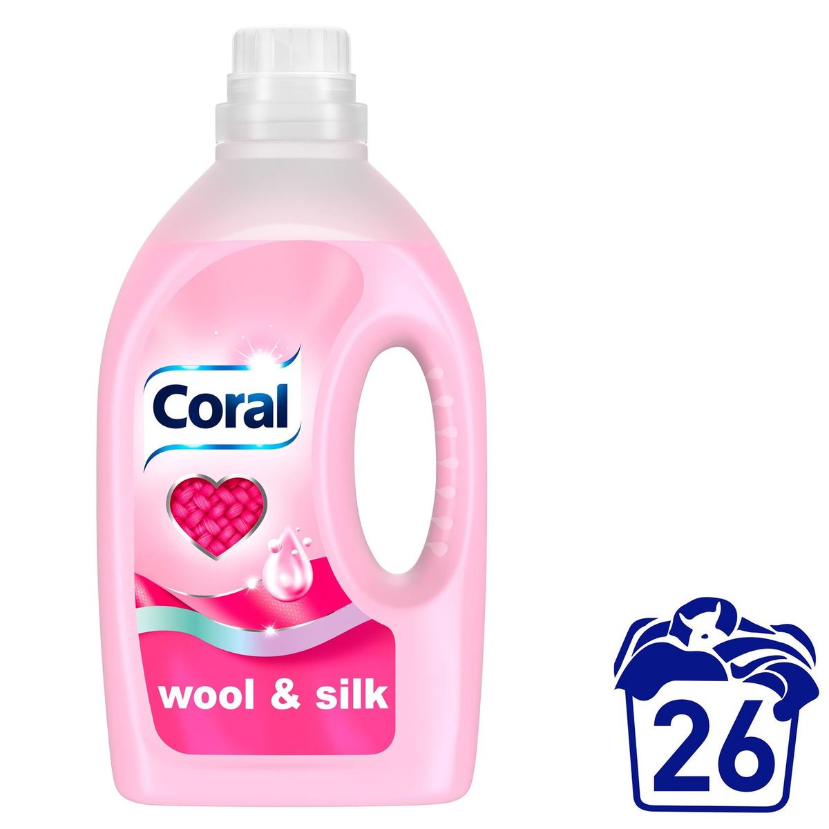 Coral  Vloeibaar Wasmiddel  Wol & Zijde Delicaat textiel 26 wasbeurten